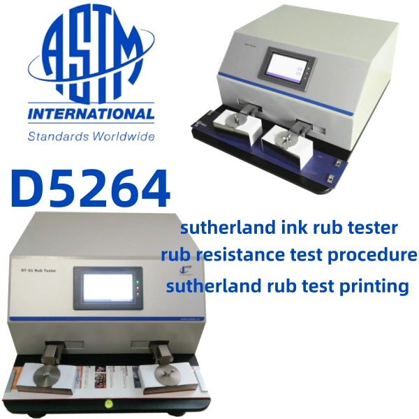 ASTM D5264 ASTM D5264丨ink rub tester for abrasion resistance