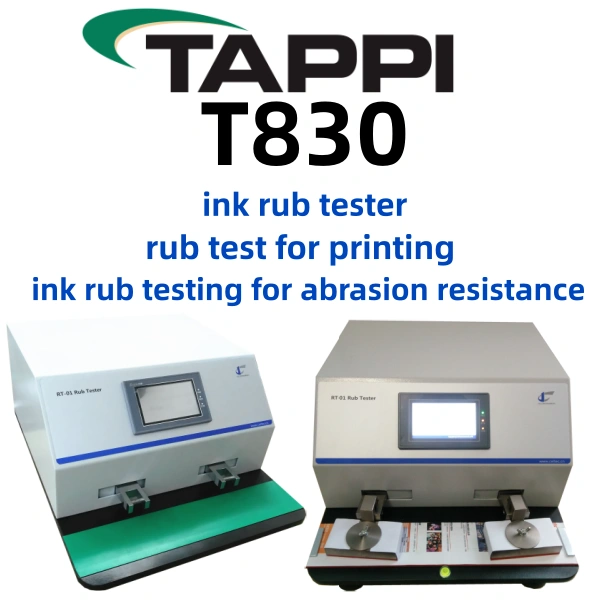 TAPPI T830 Rub Tester for Reliable Ink Rub Testing